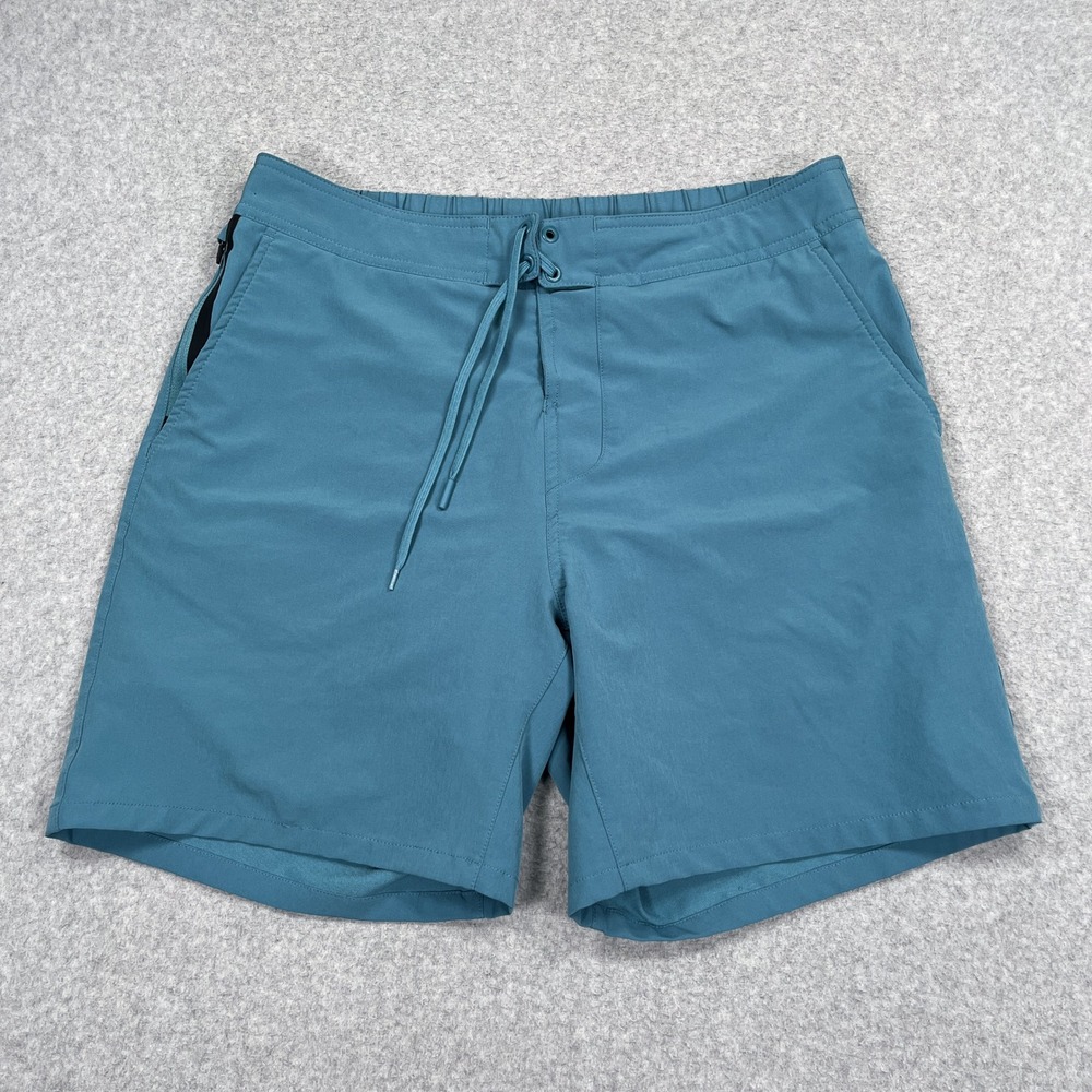 Ten Thousand The Foundation Short Mens Large Teal 7" Lined Athletic Training Gym